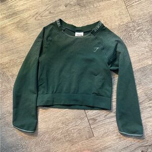 Dark Green Gymshark Sweatshirt